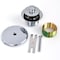 Watco 1.625 in. Overall Dia. x 16 Threads x 1.25 in. Lift-Turn Bath Stopper w-Bushing Trim, Chrome 58190-CP - alternate 1